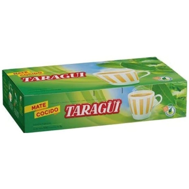 Taragüi Mate Cocido - Ready to Brew Yerba Mate Bags (box of 100 bags)