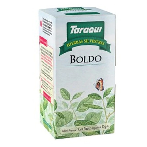 Taragüi Boldo, 25 saquitos de té