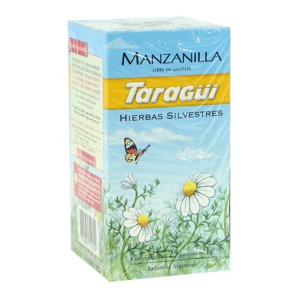 Taragüi 100% Flores de Manzanilla, 25 saquitos