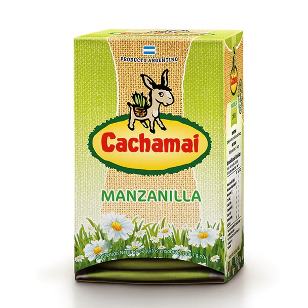 Cachamai Té Manzanilla, 20 saquitos