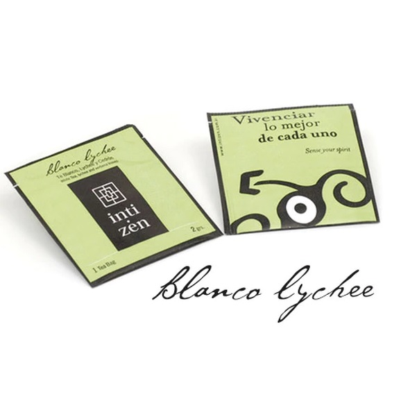 Inti Zen Blanco Lychee - Té Blanco, Lychee y Cedrón (caja de 15 saquitos)
