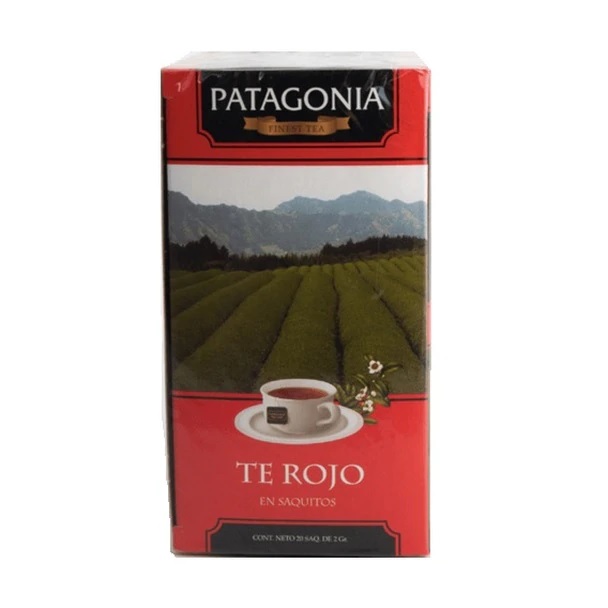 Patagonia Finest Tea Té Rojo, caja de 20 saquitos
