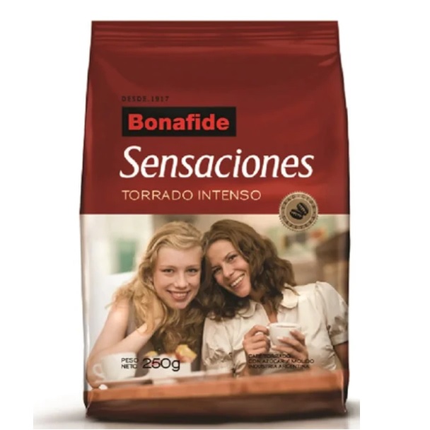 Bonafide Café Torrado Sensaciones Molido Intenso, 250 g / 0.55