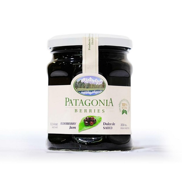 Patagonia Berries Dulce de Sauco Mermelada 350 gr. Sin conservantes ni aditivos.