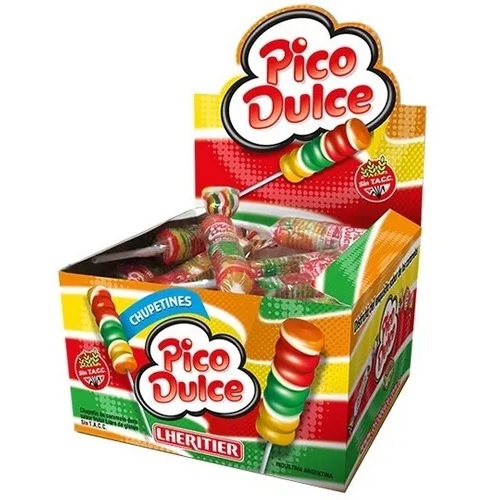 Pico Dulce Chupetines (15 gr). Caja x 24.