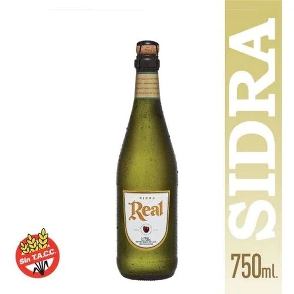 Real Sidra - Gluten Free - ABV 5%, 750 ml / 25.36 fl oz