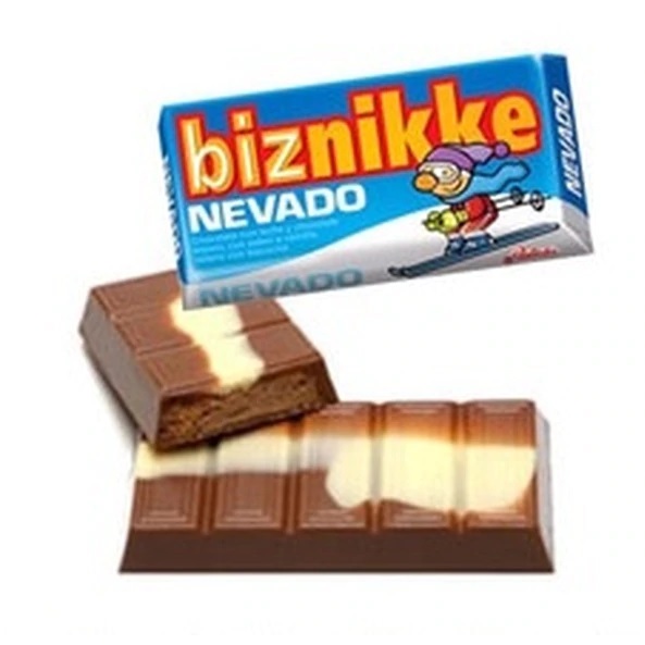 Biznikke Chocolate Nevado, 28 g / 0.98 oz (caja de 15)