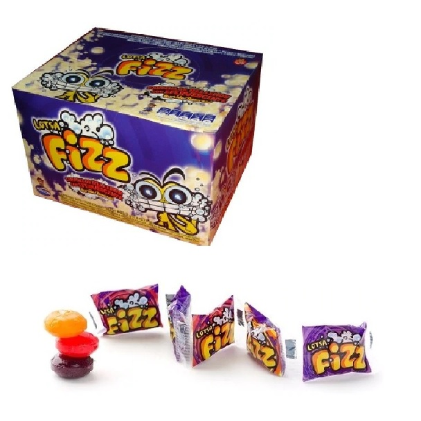 Fizz Caramelos Super Ácidos , 883.2 g / 31.15 oz (caja de 48)