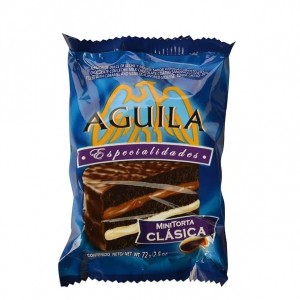 Águila Alfajor Classic Minicake con Dulce de Leche y Crema, 72 g / 2.5 oz (pack de 3)