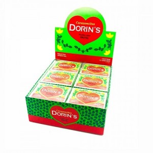 Pastillas Dorin's Frutal Corazoncitos, 25 g / 0.9 oz (caja de 20) 500 gr