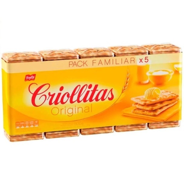 Criollitas Galletitas de Agua, 1x5 pack 500 g / 1.1 lb