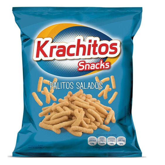 Krachitos Palitos Salados, 120 g / 4.2 oz
