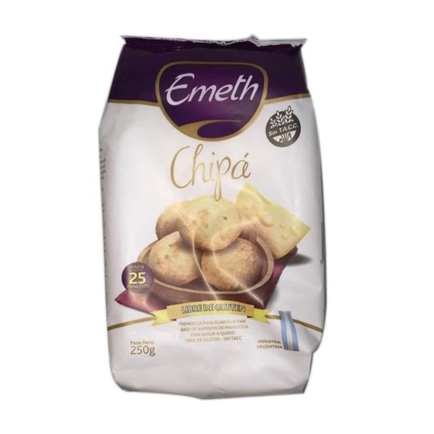 Emeth Premezcla para hacer Chipa Sin TACC, 250 g / 8.8 oz para 25 chipás