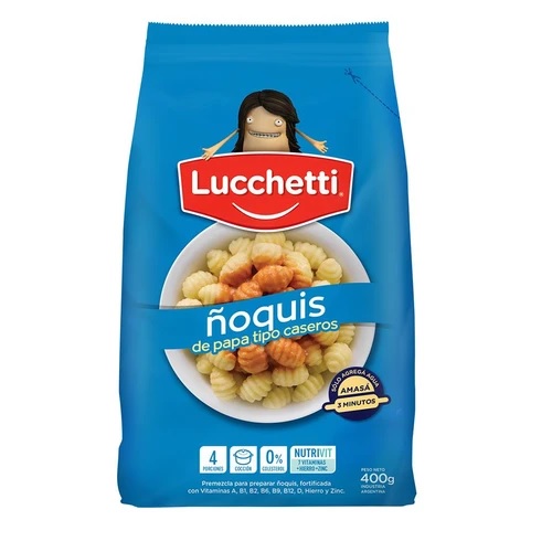 Lucchetti Premezcla para Ñoquis, 500 g / 17.6 oz