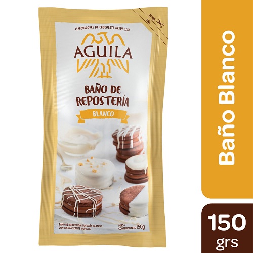 Águila Baño De Reposteria Chocolate Blanco (150 gr).
