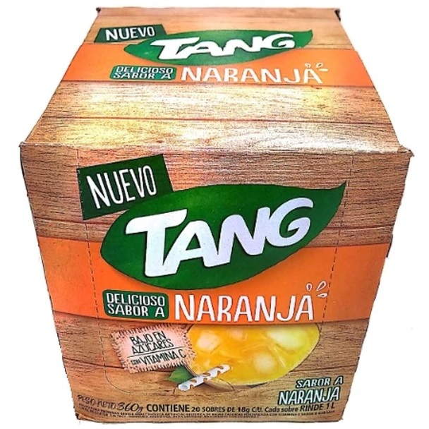 Tang Jugo en Polvo Varios Sabores, 18 g / 0.63 oz (caja de 20)