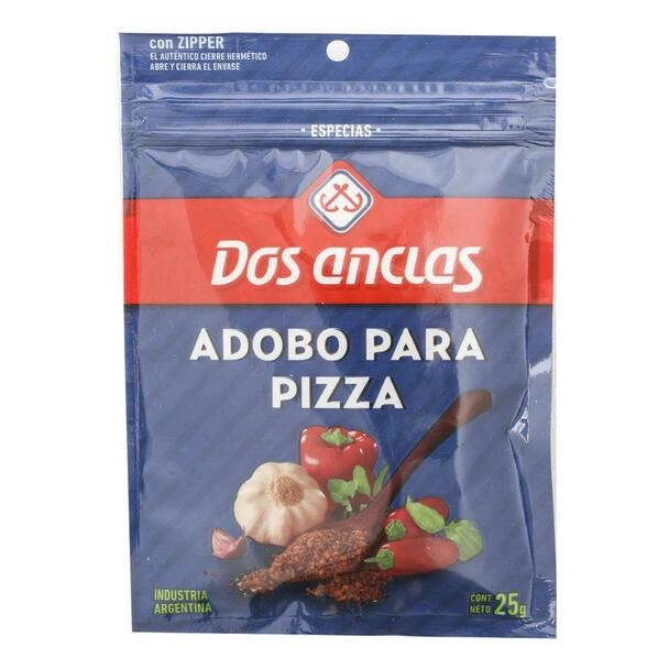 Dos Anclas Condimento Pizza, 25 g / 0.88 oz paquete (pack de 3)