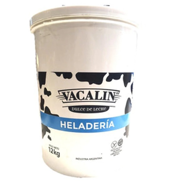 Vacalín Dulce de Leche Heladero Heladería Intenso Dulce de Leche for Ice Cream, 12 kg / 26.45 lb