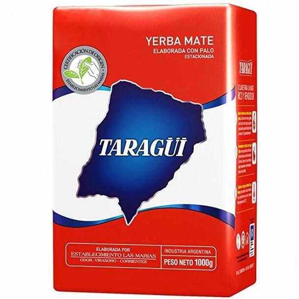 Taragüi Yerba Mate Sabor Clásico Con Palo  (1 kg / 2.2 lb)