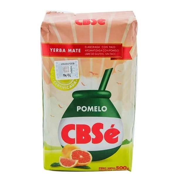 CBSé Yerba Mate Pomelo Grapefruit, 500 g / 1.1 lb