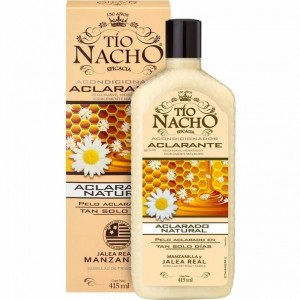 Tío Nacho Acondicionador Aclarante Natural con Jalea Real y Manzanilla, 415 ml / 14 fl oz envase