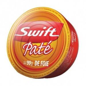 Swift Paté Foie en lata, 3 x 90 g / 3.2 oz