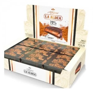 La Aldea Alfajores de Chocolate 70% Cacao X 12 unidades