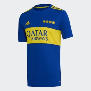 Adidas Camiseta Titular Boca Juniors Oficial Hombres - 21/22 Última Edición