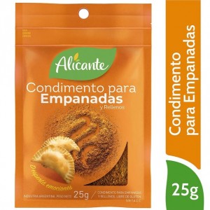 Alicante Condimento Para Empanadas, 25 g (pack of 3)