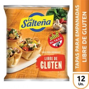 La Salteña Tapa De Empanadas Clásicas Horno Gluten Free 6 packs x 12 discos (72 total)