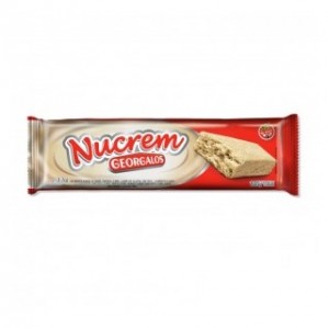 Nucrem Georgalos - Gluten Free, 105 g bar (pack of 3)