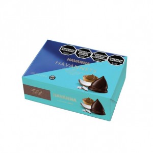 Havannets Coco Chocolate, Dulce de Leche, 270 g (box of 6)
