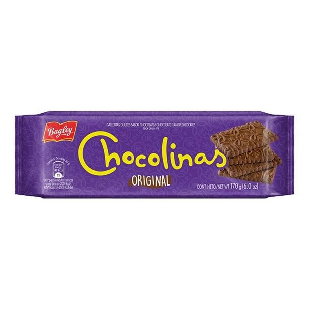 Chocolinas Galletitas de Chocolate, Perfectas para Chocotorta, 150 g  (pack de 3)