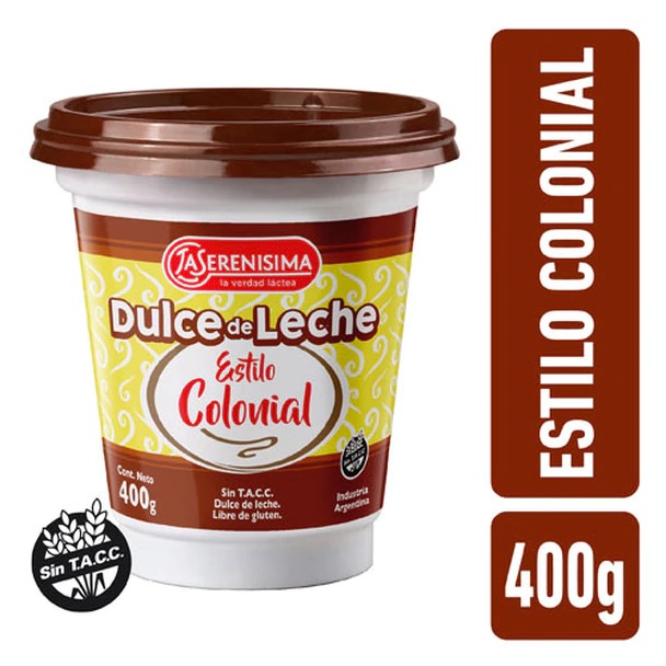  La Serenísima Dulce de Leche Receta Colonial Espesa (400 g / 14.1 oz)